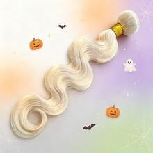 BINF 613 Body Wave Bundles Human Hair Extensions Brazilian Human Hair Quickly Weave 10-30 Inch 1 Pc Double Weft Blone Body Wave Human Hair Halloween Back To School - S613 - View 3