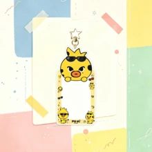 line friends EN K-Pop Cute Cartoon Acrylic Photocard Holder Keychain, Insert Card Photo Frame Bag Pendant, Portable ID Bus Card Protector, Fan Merch, Concert Gathering Decor, Birthday Gift, Holiday Party Favor & Daily Key Accessory - Multicolor - View 11
