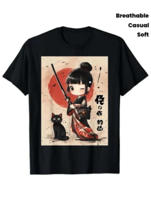 Women T-Shirts - 黑色 - 查看 1