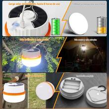 2pcs Rechargeable Solar LED Emergency Portable USB Lights - Warm White - View 8