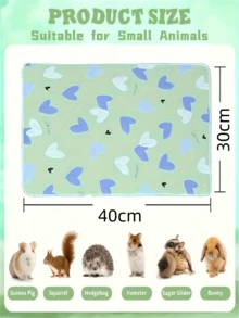 Wear-Resistant Washable Polyester Bottom Pad, Suitable For Hamsters, Rabbits, Guinea Pigs, Squirrels, Cats, Dogs And Reptiles - Durable Multi-Functional Washable Cage Mat, Cat And Dog Bedding, Fun Pattern Design, Fun Design. - A - View 5