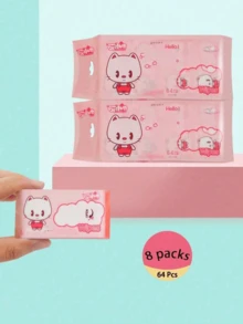 8/16/32/64/128pcs These Cute Mini Portable Cleaning Wipes Are Convenient For Cleaning Everyday Items, Dusting Desktops, And Cleaning Home Furniture. Suitable For Travel, Office, And Kitchen Use (For Cleaning Items Only; Do Not Use On Human Skin!). - Multicolor - View 4