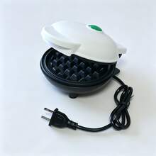 RAF Electric Mini Waffle Maker, Double-Sided Heating Home Breakfast Baking Machine, Kitchen Small Dessert Cooking Appliance, Kitchen, Cooking, Summer Product Discount Event - Japan A Type Plug(100V) - View 13