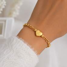 Golden Heart-shaped Letters