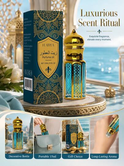 Aceite de perfume de larga duración para hombres, aceite de fragancia concentrada de lujo, aroma ambarino almizclado amaderado, perfume, adecuado para mujeres, uso diario, perfume en bola rodante aplicable a puntos de pulso, Body, piel, cabello, muñecas, cuello, detrás de las orejas, tamaño de viaje para uso diario, oficina, cita, fiesta, boda, regalo de vacaciones, Día de San Valentín