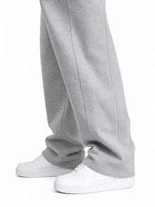 Fear Of God Essentials Dark Oatmeal Relaxed Sweatpant (SS22) Unisex - 深色燕麥色寬鬆運動褲 - 查看 6