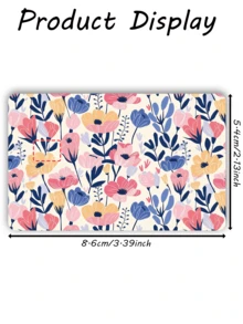 1pc Floral Credit Card Sticker Privacy Protection Card Skin, Flower Holiday Birthday Gift PVC Material Anti-Fingerprint Anti-Scratch Wear-Resistant Card Sleeve, Suitable For Men, Women, Couples, Small Chip Card, Bank Card Decoration Sticker, Credit Card, Transportation Card, Student Campus Card Personalized DIY - Type a - View 12
