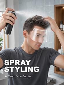 100 miếng che mặt trong suốt dùng một lần, mặt nạ mắt cho salon tóc, dụng cụ bảo vệ khi nhuộm tóc, miếng che mặt khi tắm, miếng che nối mi, dụng cụ làm đẹp xăm lông mày, mặt nạ bảo vệ chống nước, phù hợp cho tạo kiểu tóc và vật tư salon - Nhiều màu - Xem 5