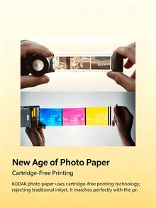 Kodak Instant Film 2-Inch/3-Inch Photo Printer Film, Integrated Ribbon, Creative DIY Photo Paper, Scrapbook Decoration, Birthday Gift For Friends - View 7