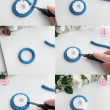 Soft Ceramic Earring Mold Making Kit, Round Earring Making Mold, Tools For Creating Soft Ceramic Art Earrings - White - View 3