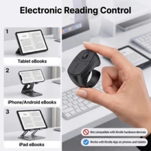 Video Scrolling Ring Remote Control, Bluetooth Camera Remote | Wireless Wristband, IOS&Android Compatible, Hands-Free, Video Recording & Music Control - Multi-color JX-11 - View 4