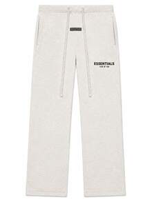 Fear Of God Essentials Light Oatmeal Relaxed Sweatpant (SS22) Unisex - 淺燕麥色寬鬆運動褲 - 查看 1