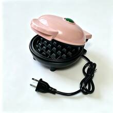 RAF Electric Mini Waffle Maker, Double-Sided Heating Home Breakfast Baking Machine, Kitchen Small Dessert Cooking Appliance, Kitchen, Cooking, Summer Product Discount Event - Japan A Type Plug(100V) - View 14
