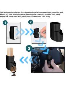 1pc Car Silicone Storage Organizer, Multifunctional Adhesive Car Storage Box, Interior Holder For Lipstick & Fashion Glasses - Storage Rack - View 6