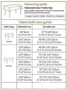 1pc French Cream White 3D Jacquard Tablecloth, Paisley Pattern Round/Square/Rectangular Dining Table Cover, Luxury European Country Style Decorative Tablecloth, Suitable For Home Kitchen, Gathering, Wedding, Banquet Scenes, Multiple Size Options - Creamy White - View 4