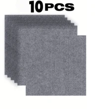 10pcs Peel And Stick Self-Adhesive Thickened Foam Carpet Stickers, 11.81*11.81in, Easy To Clean, For Sofa Protection, Living Room, Bedroom, Home Essential - A - View 15