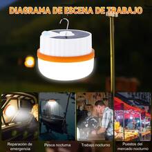 2pcs Rechargeable Solar LED Emergency Portable USB Lights - Warm White - View 9