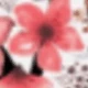 Floral Black Letter-m