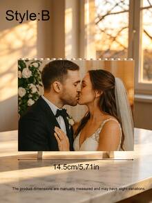 Customized Photo Building Blocks For Couples, Suitable As Boyfriend Gift, Anniversary Gift, Couple Gift, Men's Gift, Personalized Gift, Personalized Anniversary Photo Gift, Romantic Collectible, Customized Building Block Collectible, Couple Birthday Gift, Wedding Anniversary, Valentine's Day Collectible - C-couple Building Blocks - View 7