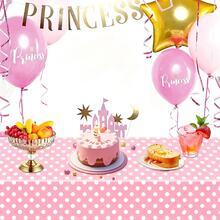 4pcs Polka Dot Plastic Tablecloths, 137 * 274cm Disposable Picnic Tablecloths, Suitable For Graduation Party, Gender Reveal, Picnic Party, Rectangular Table, Birthday Party Supplies - View 8