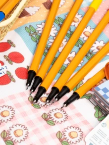 Juego de 24 bolígrafos de línea fina de colores en bolsa - Conjuntos - Ver 4