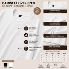 Camisetão Masculino Caimento Oversized Ideal Homens  Streetwear  Cantor Jr Chorão Skate Seca Inter Miami Açao  Rio Grande Do Sul Enchente - Preto. - Visão 4