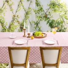 4pcs Polka Dot Plastic Tablecloths, 137 * 274cm Disposable Picnic Tablecloths, Suitable For Graduation Party, Gender Reveal, Picnic Party, Rectangular Table, Birthday Party Supplies - View 10