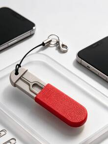 Multi-Color Phone SIM Card Ejector Pin Storage Box, SIM Card Pin Slot (Includes SIM Card Pin), Universal Ejector Pin Portable Storage Box With Lanyard, Travel Storage Box, Compact And Lightweight, Anti-Loss And Durable, Suitable For Smartphones - Multicolor - View 6