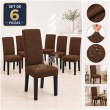 AMOROSA Chair Covers - Coffee Brown - View 10