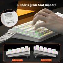 AOC Wired Gaming Keyboard And Mouse Combo RGB Backlit Mechanical Feel 68-Key Gaming Computer Keyboard - View 6