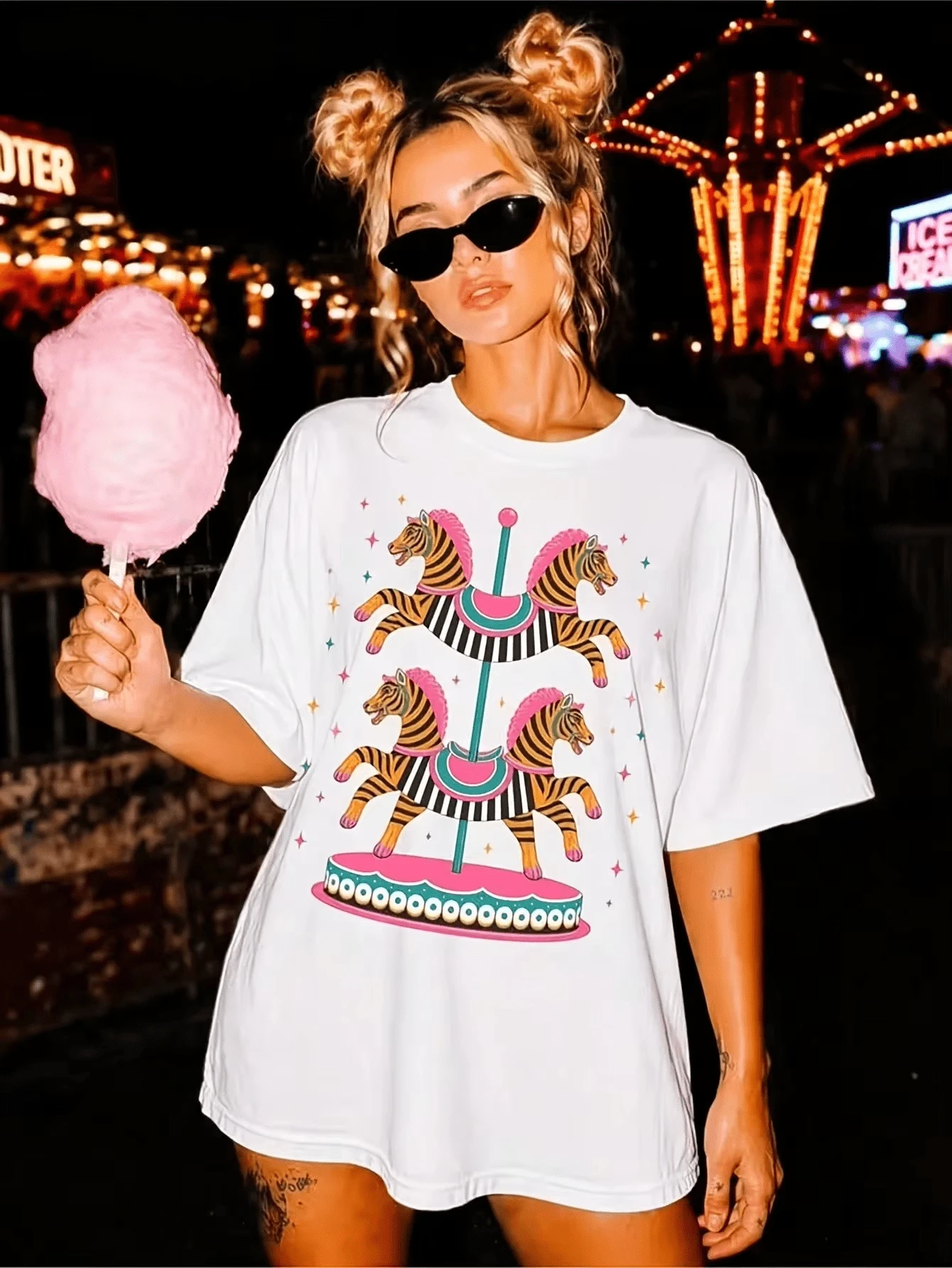 Women Sports Tees & Tanks - 白色 - 查看 1