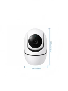 closeli 1pc 1080P+355° Panoramic PTZ Wireless Home Security Camera, 2.4G WiFi HD Night Vision, Mobile Remote Monitoring, Multi-User Sharing, Two-Way Audio, Remote Playback, Automatic Alarm - White - View 13