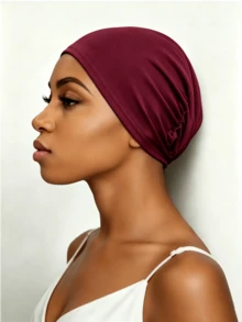 YPGVUO Multi‑Color Pleated Inner Hijab Cap, Breathable Non‑Slip Head Base For Home & Outdoor Use, Nice Holiday Present For Ladies - Multicolor - View 5