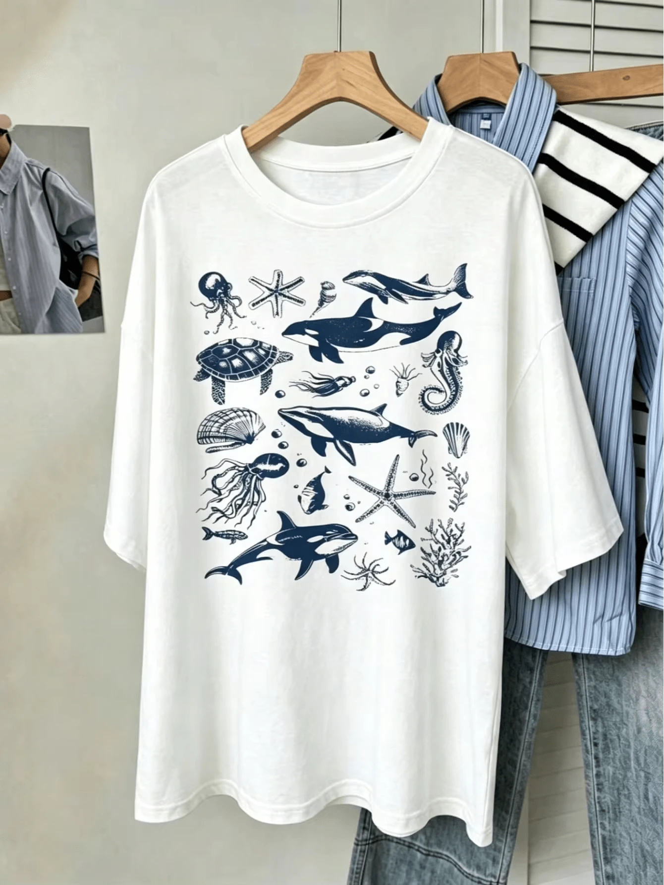 Women Sports Tees & Tanks - 白色 - 查看 1