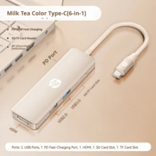 HP Apple IPhone & IPad USB-C Hub, Multi-Port Adapter With HDMI For Ultra HD Screen Mirroring, Compatible With IPhone, IPad, Laptop, MacBook, Stylish Type-C Docking Station - View 12