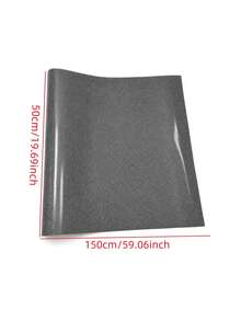1 Roll 19.69" X 59.06" Black Perforated Vinyl Privacy Film, Full View Privacy Film, Self-Adhesive Car Window Film, Suitable For Cars, RVs, Offices And Homes, Provides UV Protection, Heat Insulation And Anti-Glare - A - View 6