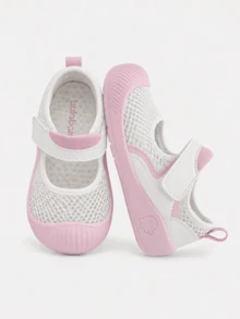 Balabala Baby Walking Shoes Children's Sandals Baby Boys' Girls' Shoes Summer Mesh Breathable Slip-Proof - White Red - View 1