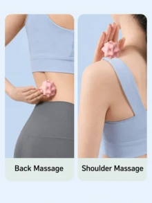 Bola Pijat Fascia, Bola Relaksasi Otot, Cocok untuk Punggung, Kebugaran, Yoga, Leher dan Bahu, Ideal untuk Pemulihan Pasca Latihan, Penggunaan Sehari-hari dan Perjalanan, Desain Ergonomis Mudah Digenggam, Cocok untuk Rumah, Gym dan Kantor - MultiWarna - View 4