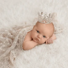 Newborn Photography Props Lace Pattern Fabric, Vintage Floral Embroidered Lace Swaddle For Baby Boys And Girls, Baby Photo Blanket, Bohemian Style Background Cloth, Photography Studio Props, Baby Shower Gift - Multicolor - View 5