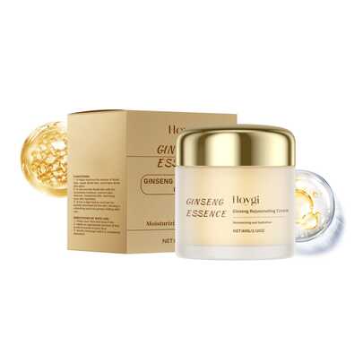 Crema Hidratante de Ginseng , Cuidado Suave, Nutritivo e Hidratante para la Piel Facial, Crema para el Cuidado de la Piel Delicada y Suave Q14R BWDO