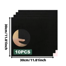 10pcs Peel And Stick Self-Adhesive Thickened Foam Carpet Stickers, 11.81*11.81in, Easy To Clean, For Sofa Protection, Living Room, Bedroom, Home Essential - A - View 4