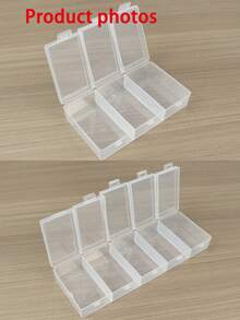 Large Single-Opening 3-Compartment/5-Compartment Stackable Tool Organizer Box, Jewelry Bead Packaging Box, Storage And Sorting Box, Independent Flip-Top Classification Storage Box, Fishing Tackle Organizer Box - Multicolor - View 7