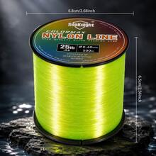 SeaKnight 500m Colormax 尼龍釣魚線 6–35LB NT10 材質 高強度 低記憶 鯉魚釣魚線 - 黃色 - 彩色 - 查看 7