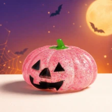 Juguete antiestrés de calabaza de linterna de Halloween para apretar, adecuado para niños y adolescentes, juguete de alivio del estrés de Halloween, juguete de dumpling, regalo de fiesta, regalo de vacaciones, premio de aula, decoración de escritorio, relleno de bolsa de Trick or Treat - Multicolor - Ver 11