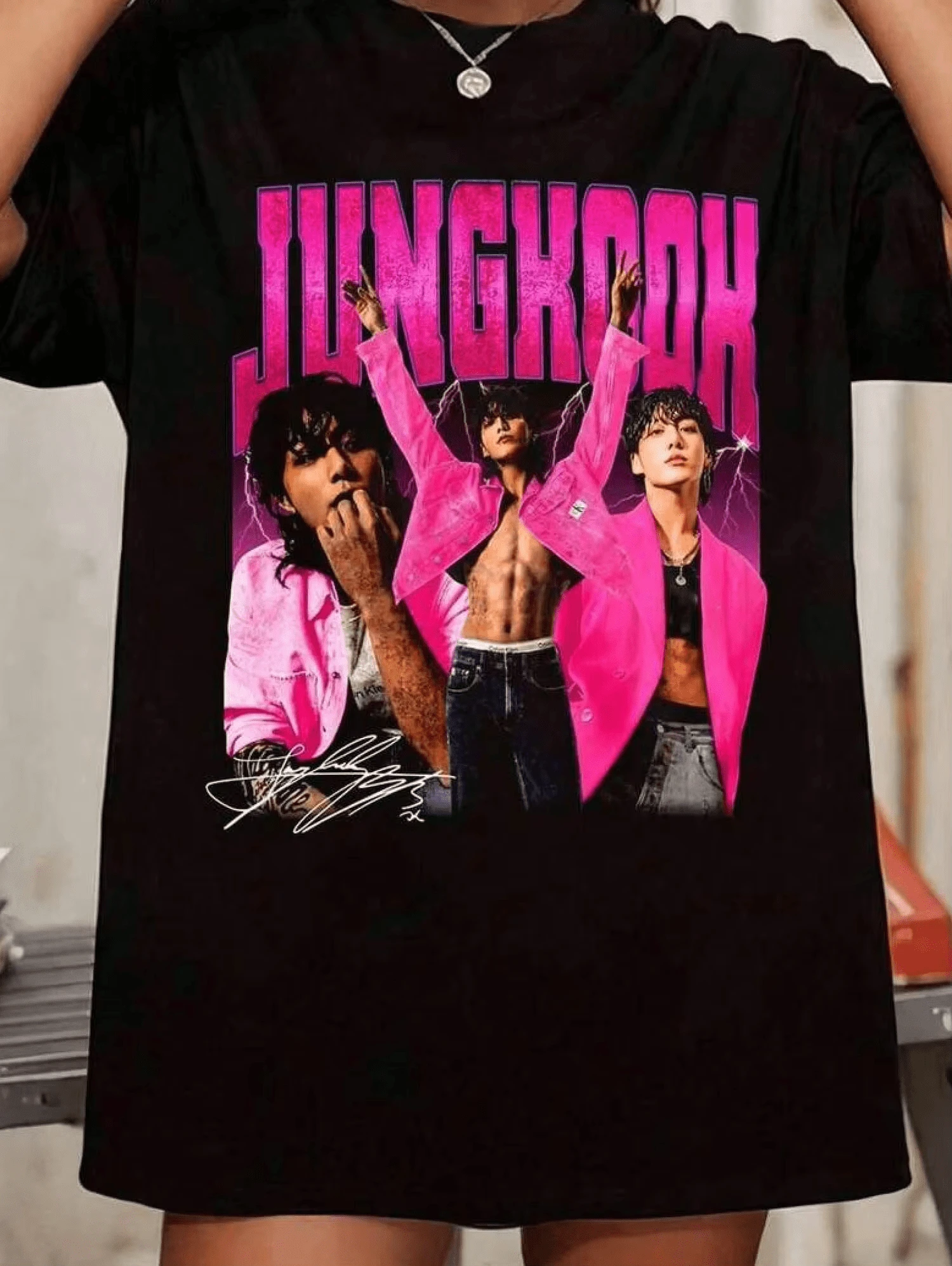 Women T-Shirts - 黑色 - 查看 1