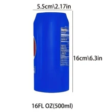 Silicone Beer Can Sleeve - Conceals Beer, Looks Like Soda Can, Fits 12/16 Oz (355ml/500ml) Beer/Soda Cans - Suitable For Outdoor Picnics, Concerts, Travel, Parties, Camping, Summer Sports Events, Football Games, Holiday Gifts - Multicolor - View 9