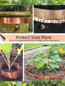 Conductive Copper Foil Tape, Effectively Repels Snails And Slugs, Suitable For All Seasons, Excellent Heat Resistance. Applicable For Electromagnetic Interference Shielding, Circuit Repair, Soldering, Gardening, DIY Crafts - Multicolor - View 11