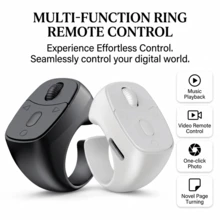 Control remoto anular multifunción inalámbrico para pasar páginas, controlador portátil de obturador de cámara para iPhone, tableta y Android, recargable, aplicación para pasar páginas, batería integrada de 40mAh - Multicolor JX-11 - Ver 9