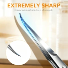 Bello Paratu Cuticle Scissors (1 Piece) – Professional Stainless Steel Manicure Scissors, Eyebrow Scissors; Extra-Fine Curved Cuticle Scissors For Manicures, Eyelashes, And Eyebrow Grooming - Multicolor - View 4