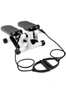 Stepper With Anti-Slip Pedals And Dual Hydraulic Silent System; Equipped With Resistance Bands For Full-Body Workouts, Enabling Home Aerobic Fat Burning And Shaping Hips, Legs And Arms - Random Color - View 10